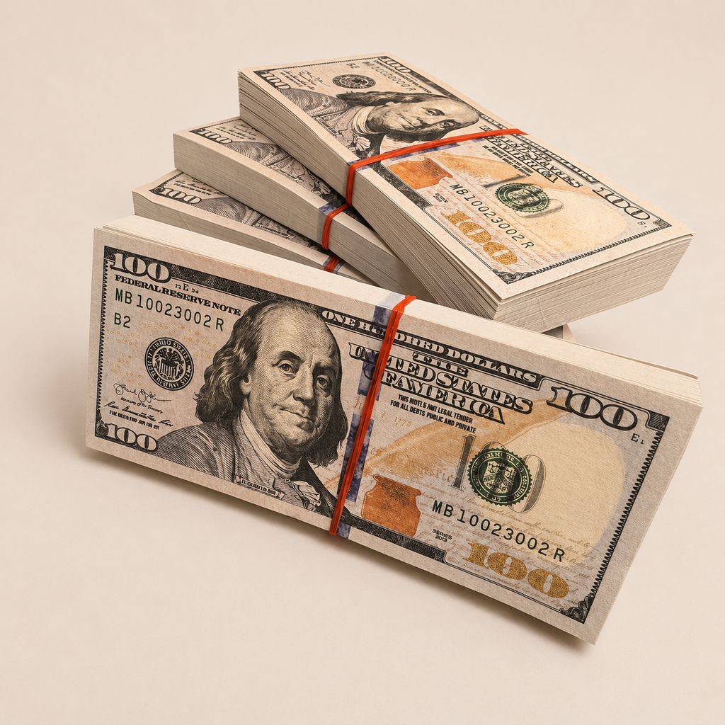 100$ Stack | 100 Notes
