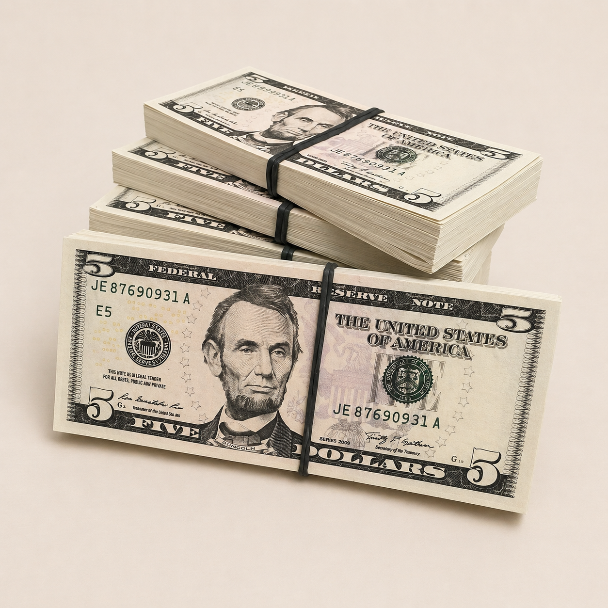 5$ Stack | 100 notes