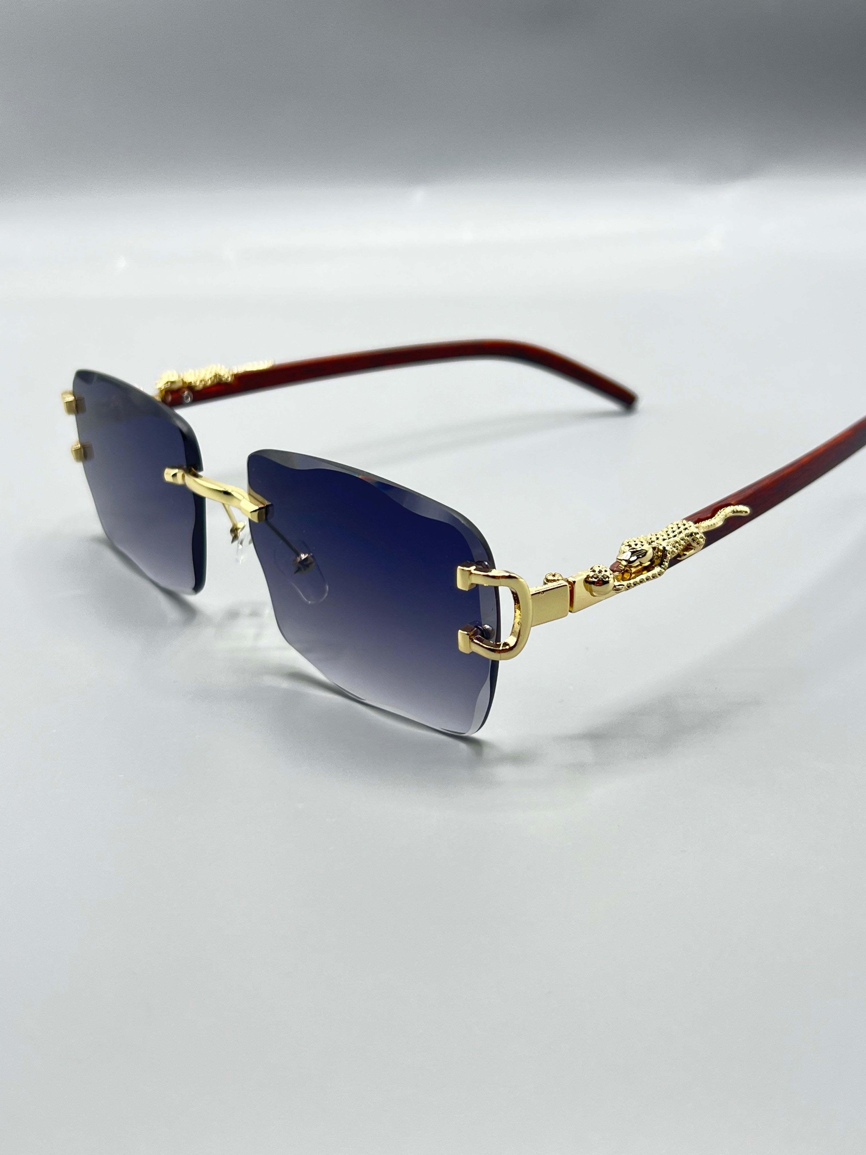 Jaguar Sunglasses With Side Cuts.