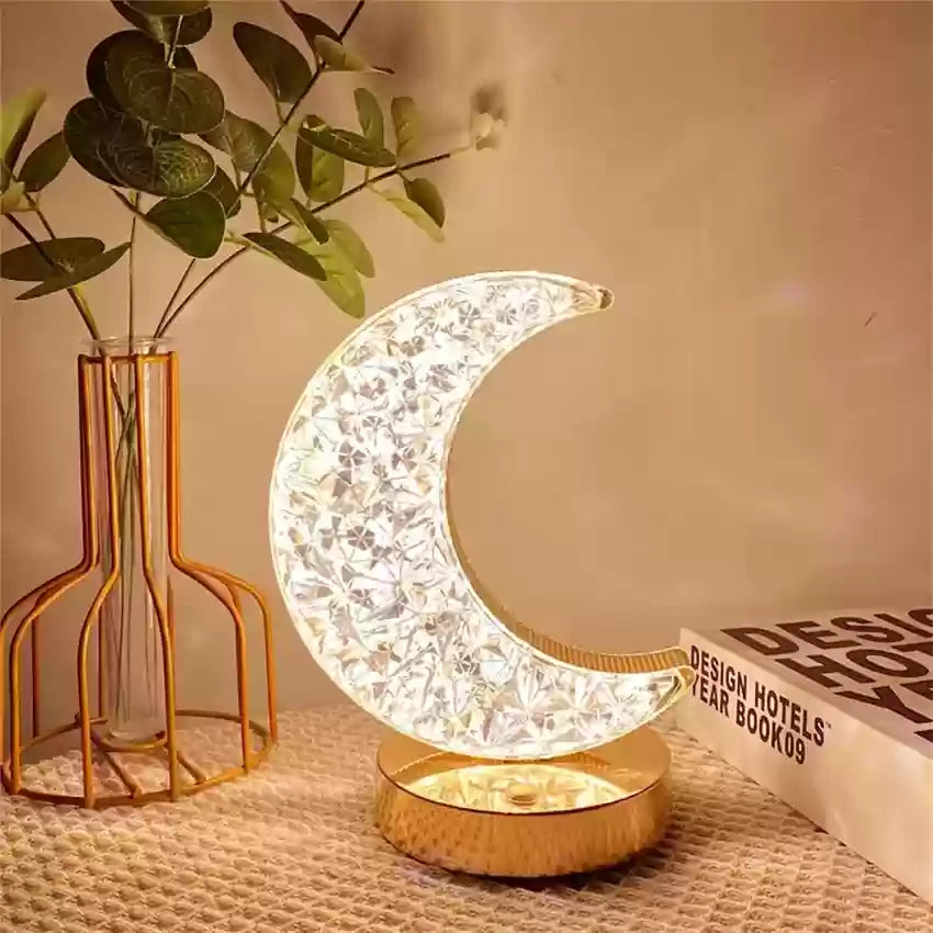Crystal Moon Lamp