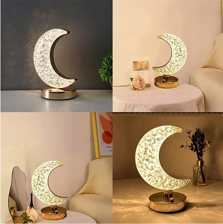 Crystal Moon Lamp