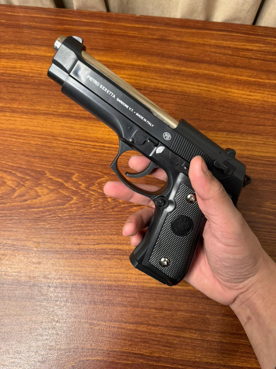 Black M92 Beretta Airsoft Toy Gun | Realistic Design Safe Fun For Play