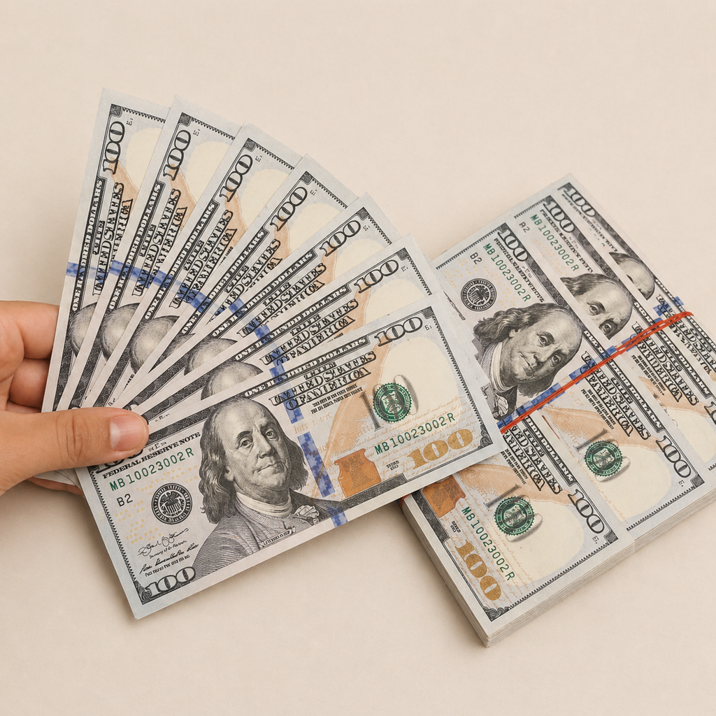 100$ Stack | 100 Notes