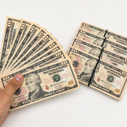 10$ Stack | 100 Notes